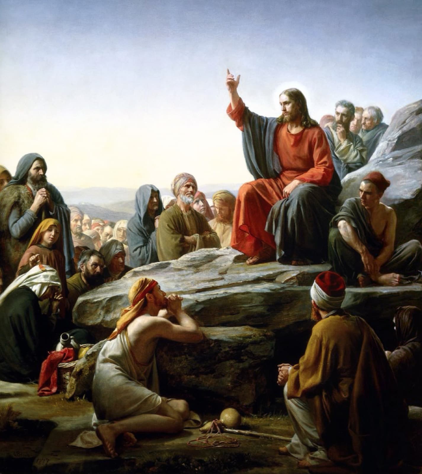The Sermon on the Mount, by Carl Bloch